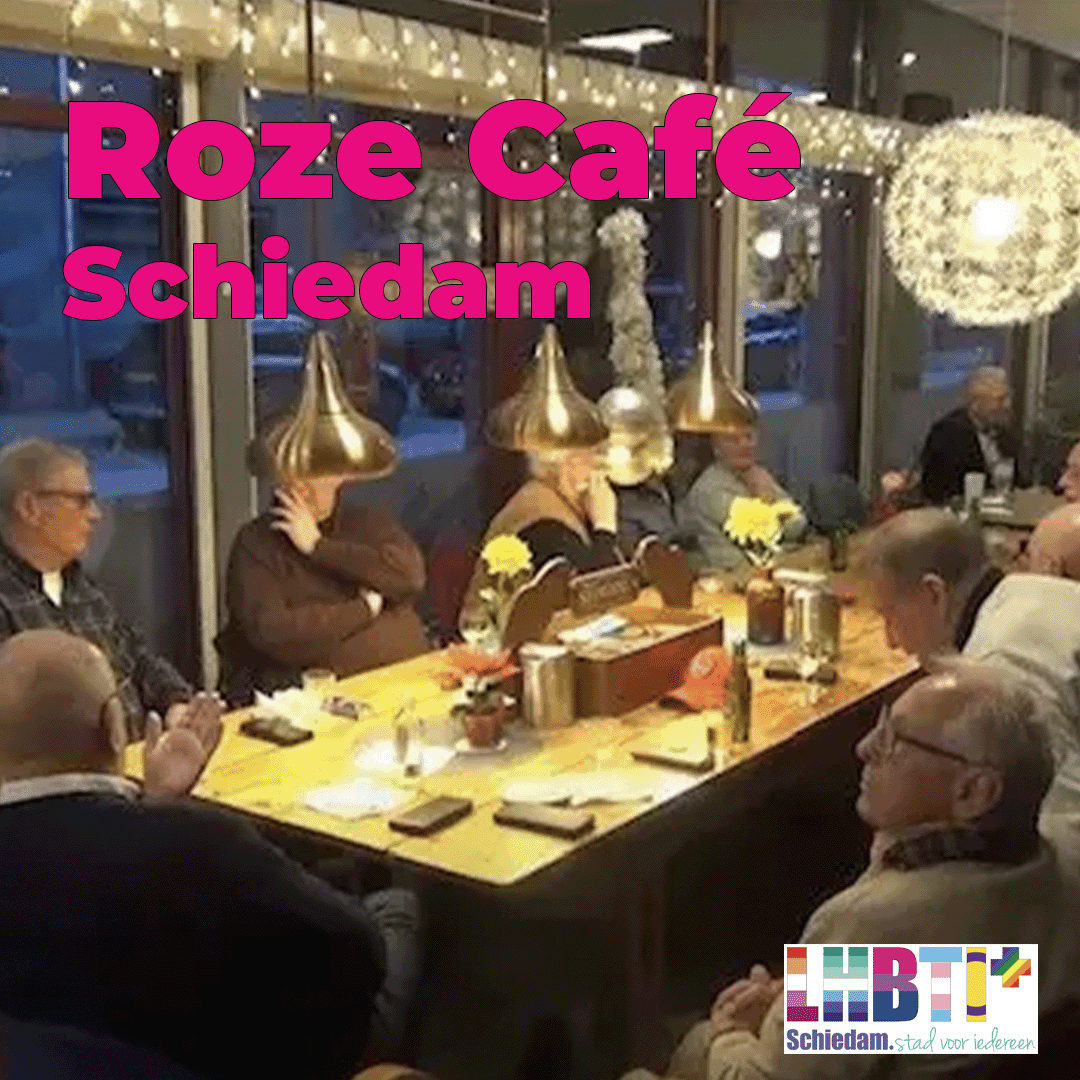 Roze Cafe Schiedam stad voor iedereen