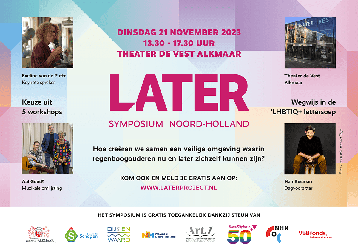 Uitnodiging LATER Symposium Noord Holland